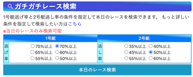 ガチガチレース検索