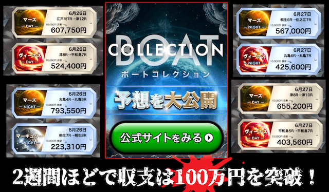ボートコレクションのLINE用
