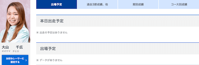 大山千広選手　斡旋削除