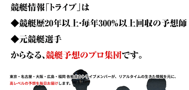 競艇トライブの予想歴