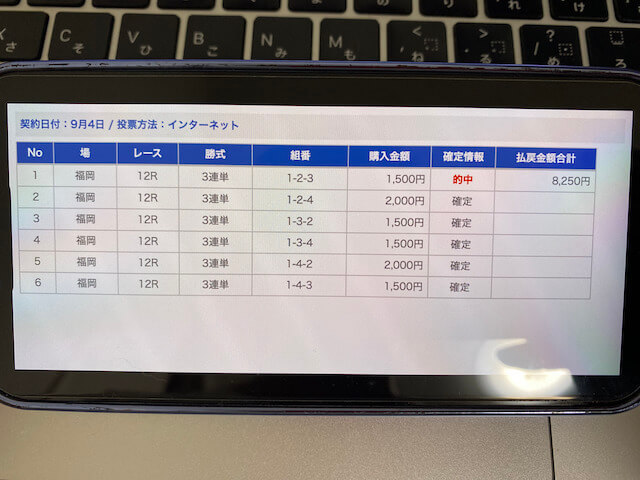 リバースボートの舟券2