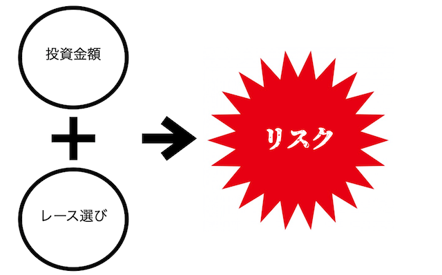 投資金額とレース選びでリスクを減らす