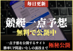 競艇一点予想の総評画像