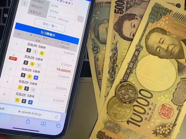 ボート生活の舟券