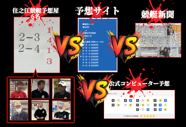 住之江競艇予想屋の実力比較