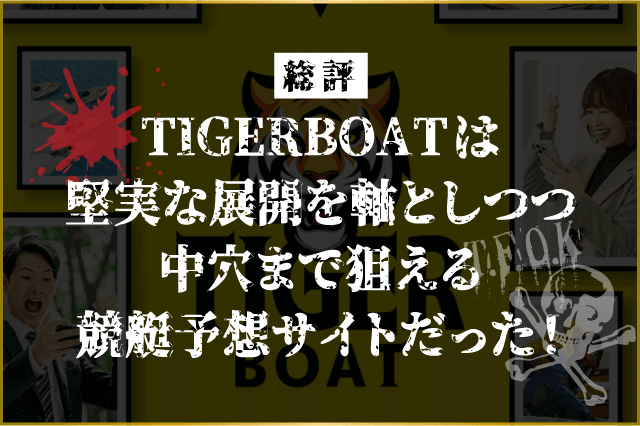 タイガーボートの総評画像