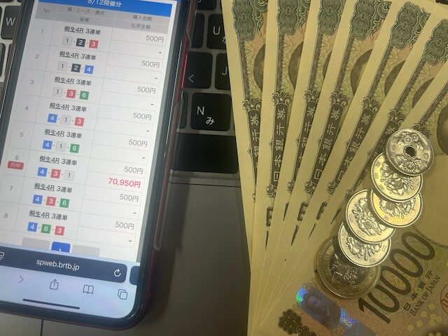 払戻金画像