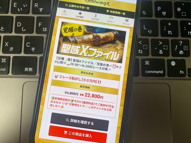 キョウテイニンジャの購入画面