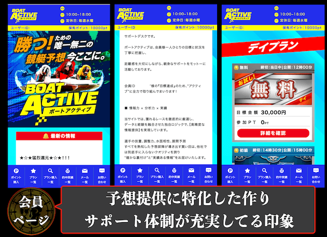 ボートアクティブの概要3