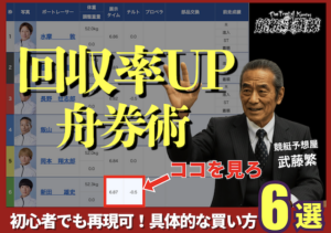 競艇の回収率の高い買い方のサムネイル