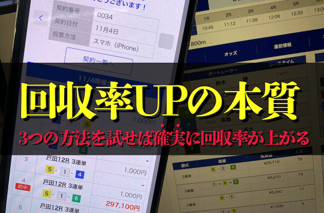 回収率を上げる方法